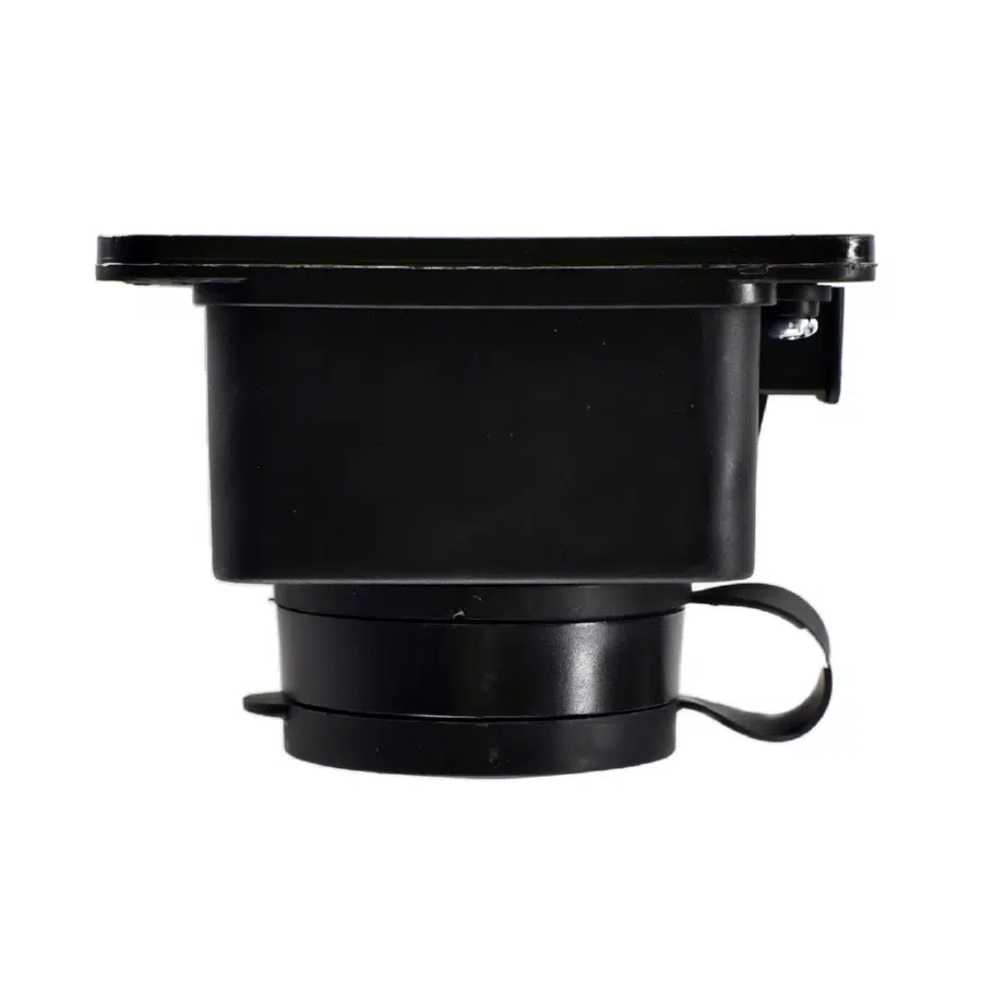 Розетка наружной уст. прямая с заглушкой 2Р+РЕ 1х16А 220-240V черный LEZARD 106-0400-0103 - Вид №6