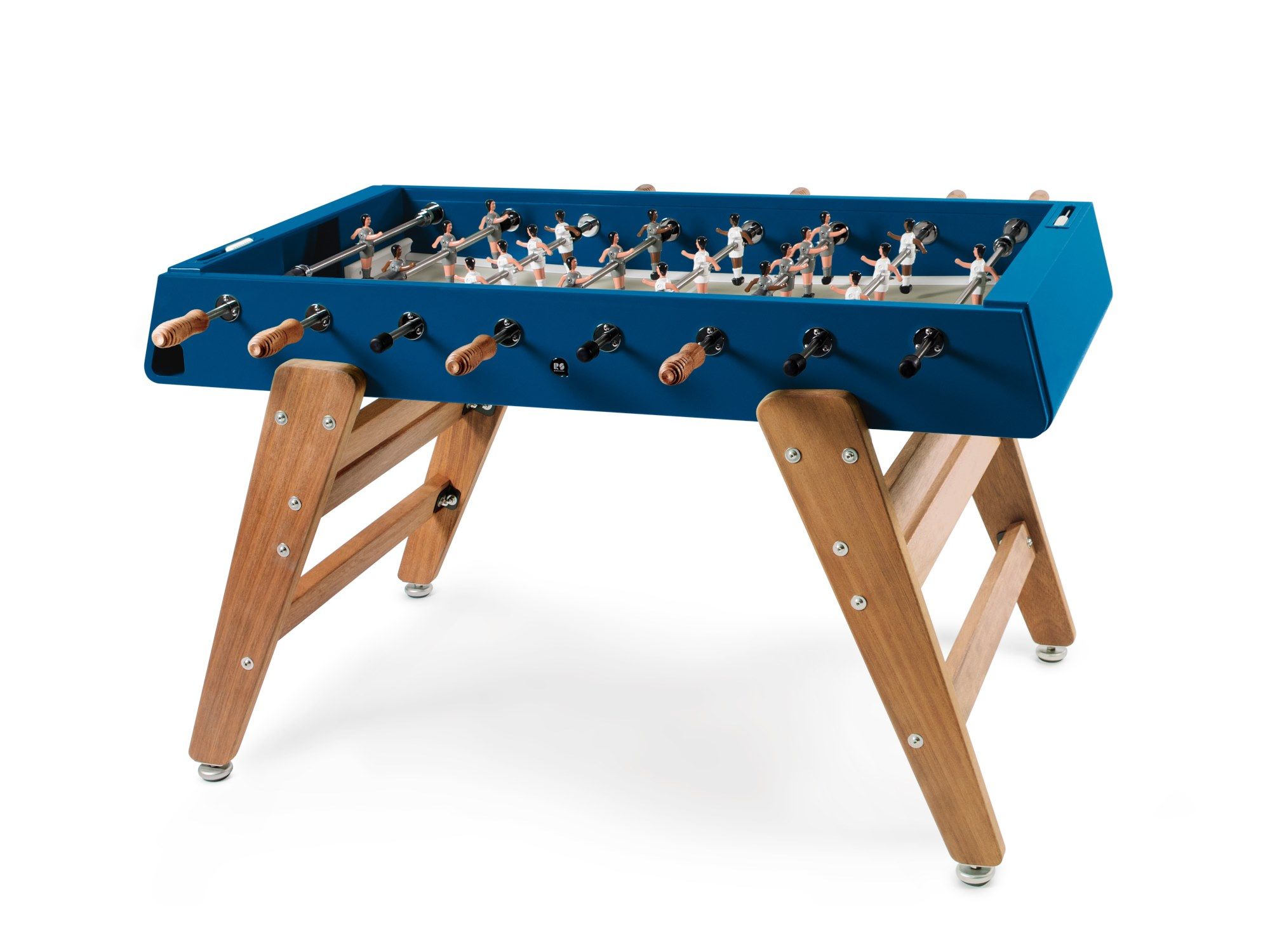 Прямоугольный стальной кальциобалилья и ножки из Ироко RS Barcelona RS3 WOOD ARCH-00003959 - Вид №7