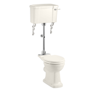 Burlington Jet Стандартный средний унитаз с бачком на 520 рычагов Медичи P5 M T33 CHR C1 M