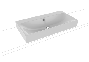 Умывальник KALDEWEI Сталь эмалированная 3043 145 Манхэттен 30433083145