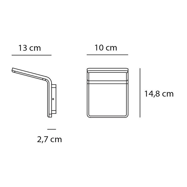 Светильник настенный белый Artemide 1151010A ARTEMIDE  00-3882737 Белый  - Вид №2