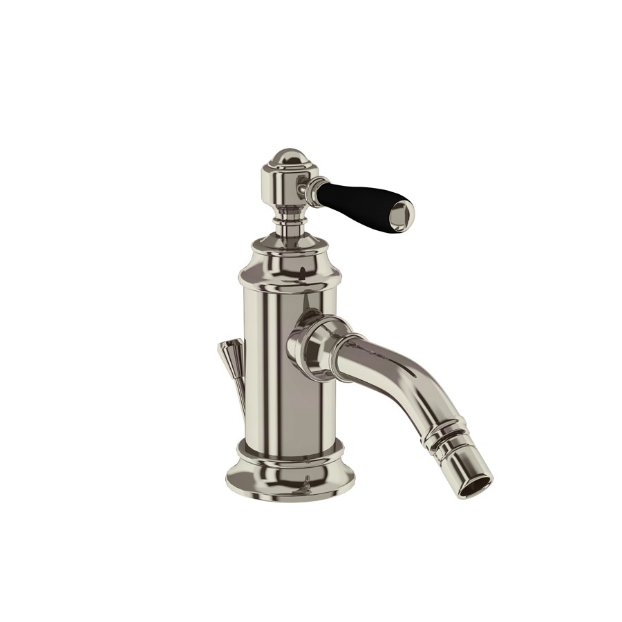 Burlington Arcade Смеситель для биде, однорычажный, Arcade, со сливным клапаном Никель с никелевым рычагом ABBL13N  - Вид №1