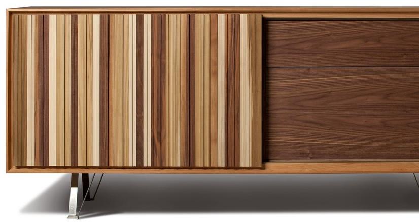 Morelato Комод вишневый с раздвижными дверцами Contemporaneo Art. 1707 - Вид №2