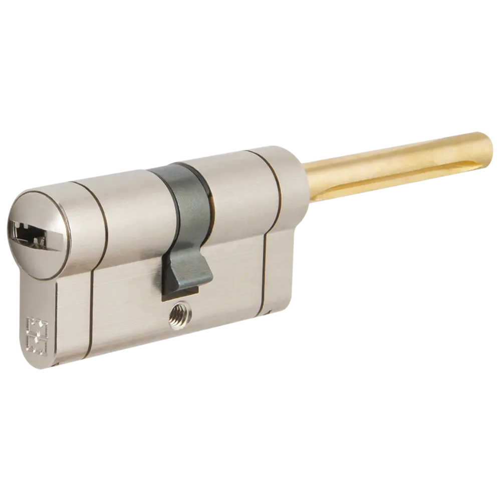 Цилиндр Mottura Champions Pro CP4P413101C5, 36x10x26 мм, ключ/шток, цвет матовый никель, без вертушки STLM-2061072