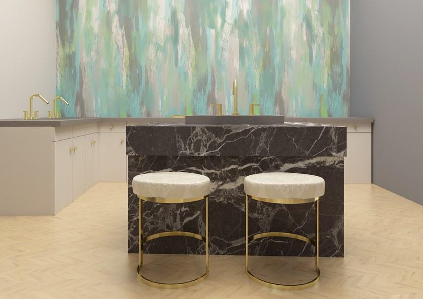 ZALABA Design Стул из стали с подставкой для ног Ola sun-id-1345410 - Вид №6