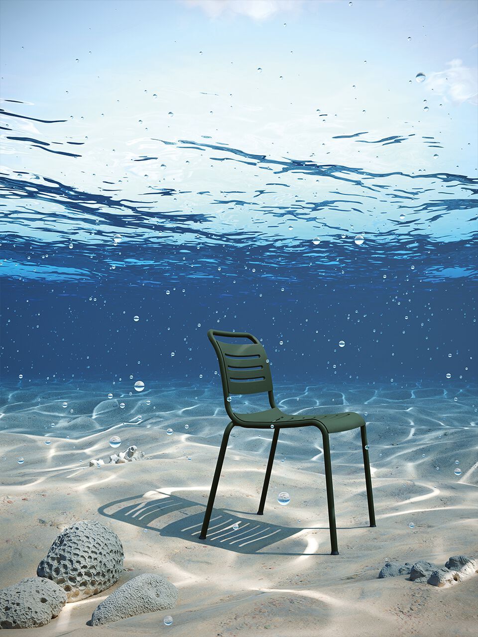 Штабелируемый стул из переработанного алюминия COLOS Re-al ARCH-00090221 - Вид №2