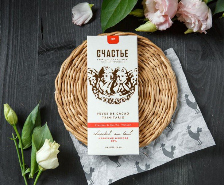 9531 Молочный шоколад 38%. Какао-бобы Trinitario. Вкусляндия  - Вид №2