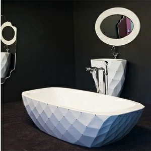 Ванна отдельностоящая Diamond MADE WITH STRASS White