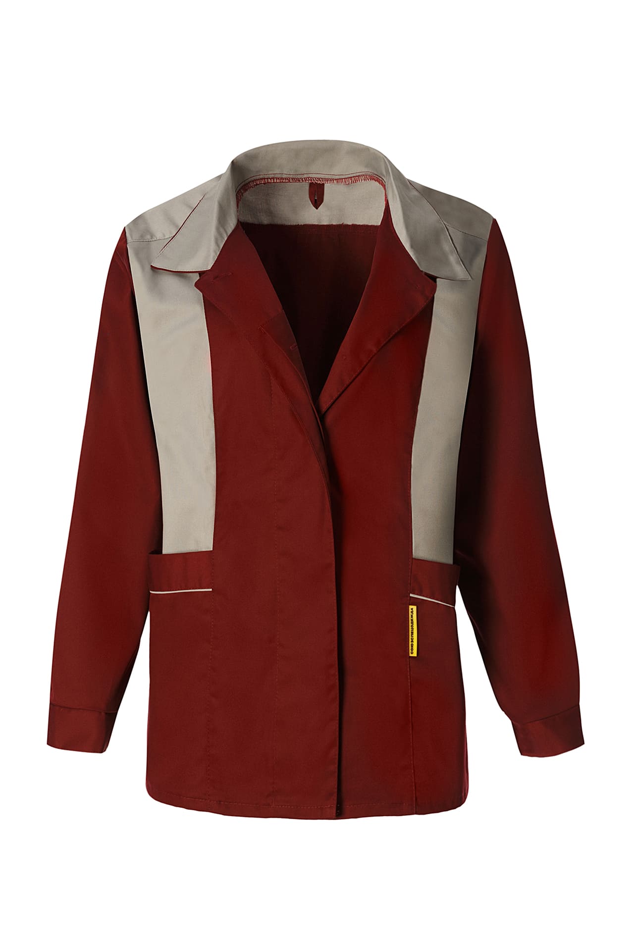 65527 Костюм "Эксперт-2" женский бордовый  Летняя спецодежда  размер 56-58/170-176  - Вид №3