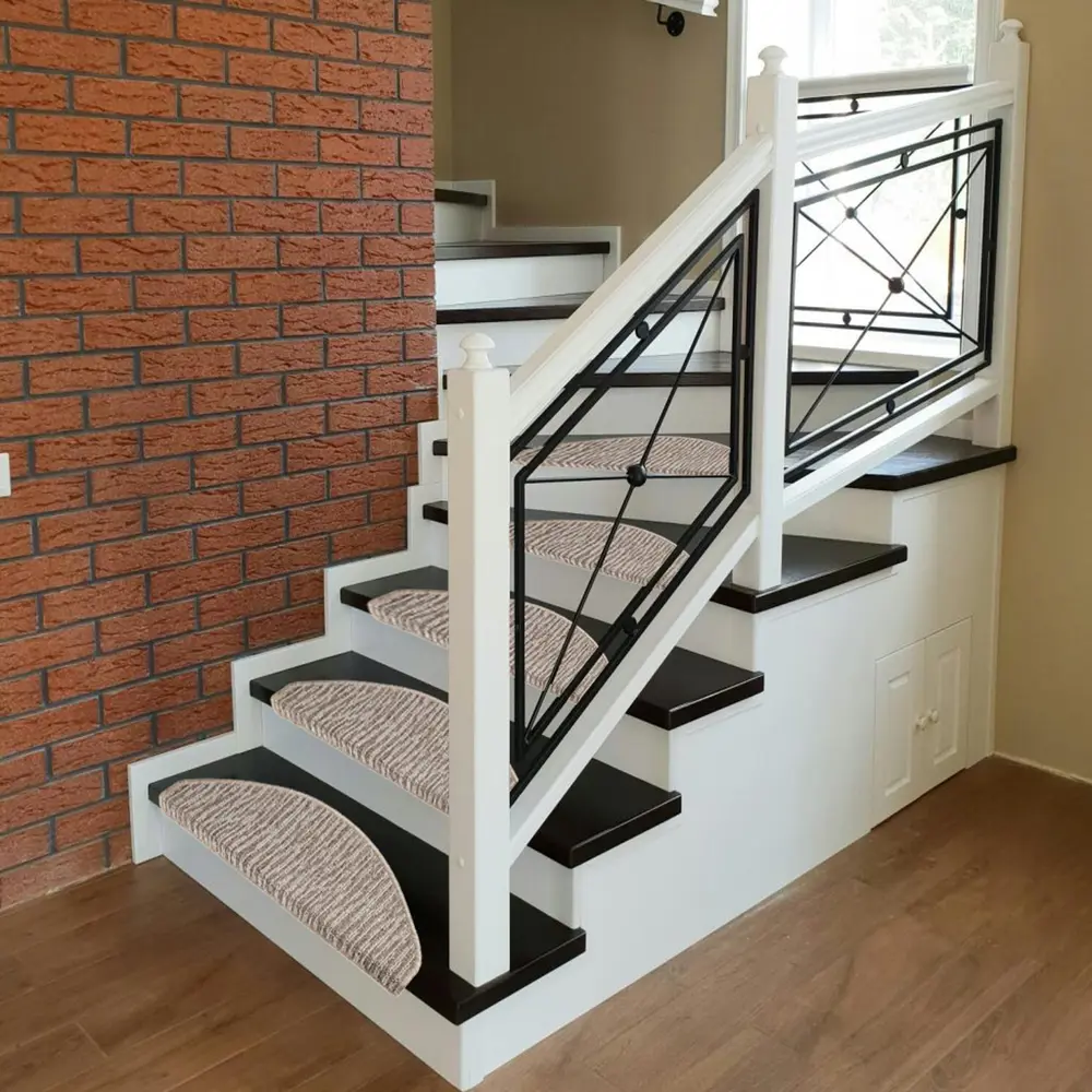 Коврик для ступеней Рэйн полипропилен 25x65 см цвет бежевый Santreyd STLM-2209575