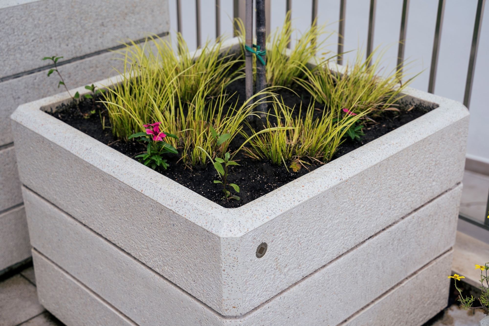 Бетонная квадратная плантатор ENCHO ENCHEV - ETE 74/75 ARCH-00100059 - Вид №4