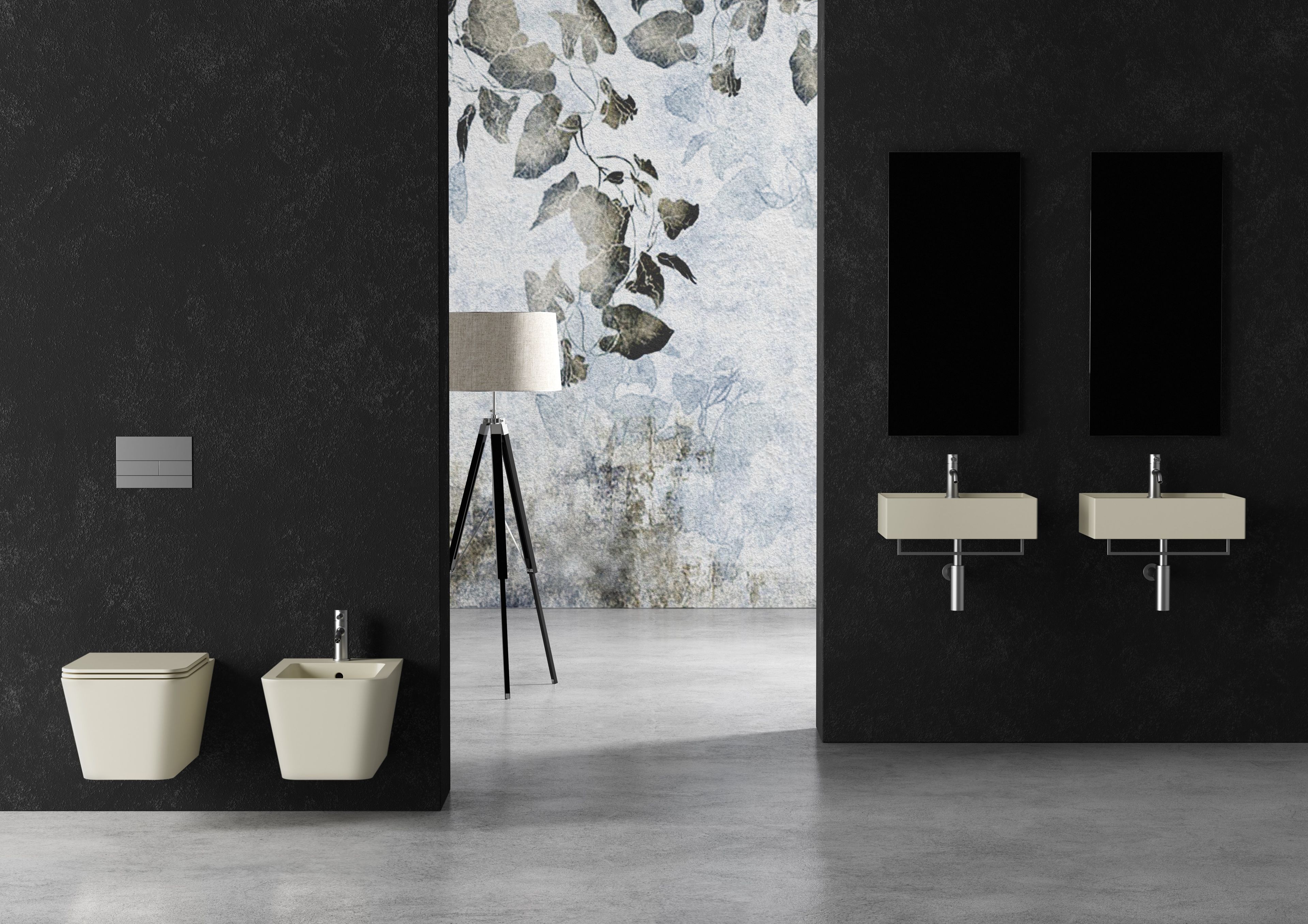 Керамическая прямоугольная подвесная раковина Alice Ceramica HIDE ARCH-00151886 - Вид №16