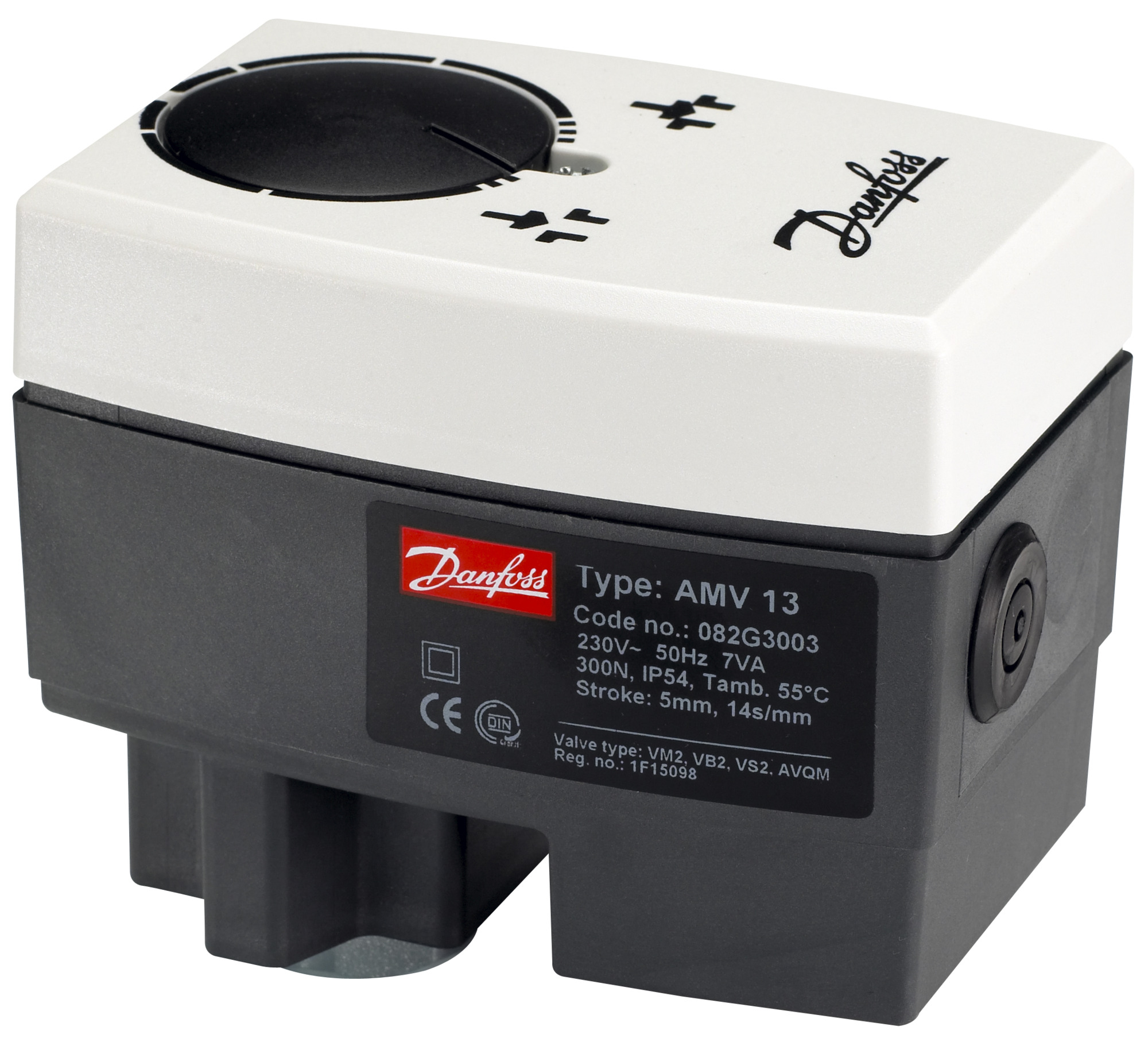 Danfoss Редукторные электроприводы с трехпозиционным управлением Электропривод импульсный AMV 35 230В 082G3021  - Вид №9