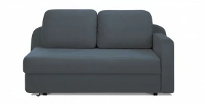 Кушетка с 1 подлокотником серая "Альта" PUSHE  00-3973647 Серый