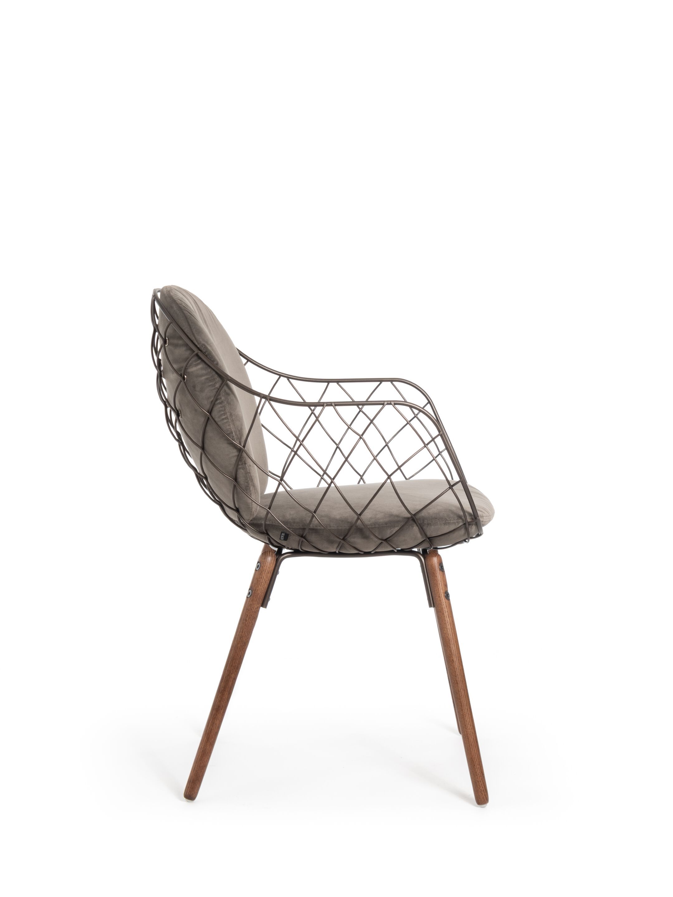 Стальной и деревянный стул с подлокотниками Magis Piña ARCH-00075457 - Вид №4