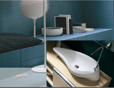 ZM 05 ZAMIA  Комплект мебели для ванной комнаты 155 см ARDECO Ardeco S. R. L 42426 - Вид №2