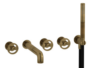 Набор настенных ванн с ручным душем