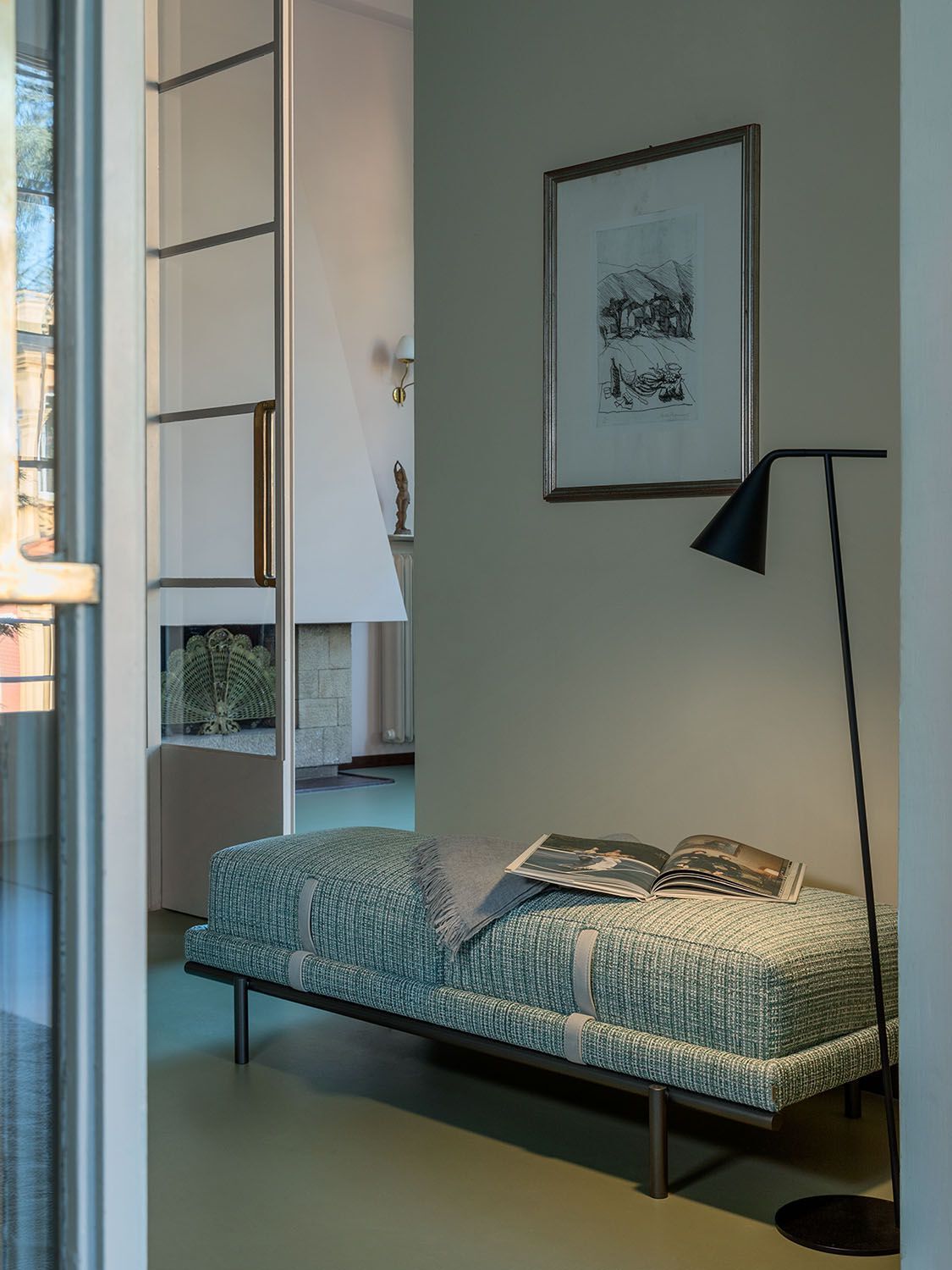 Мягкая скамейка из ткани Flou New Bond ARCH-00131097 - Вид №3