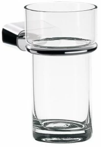 Emco Bad Настенный стеклянный держатель для зубных щеток Logo2