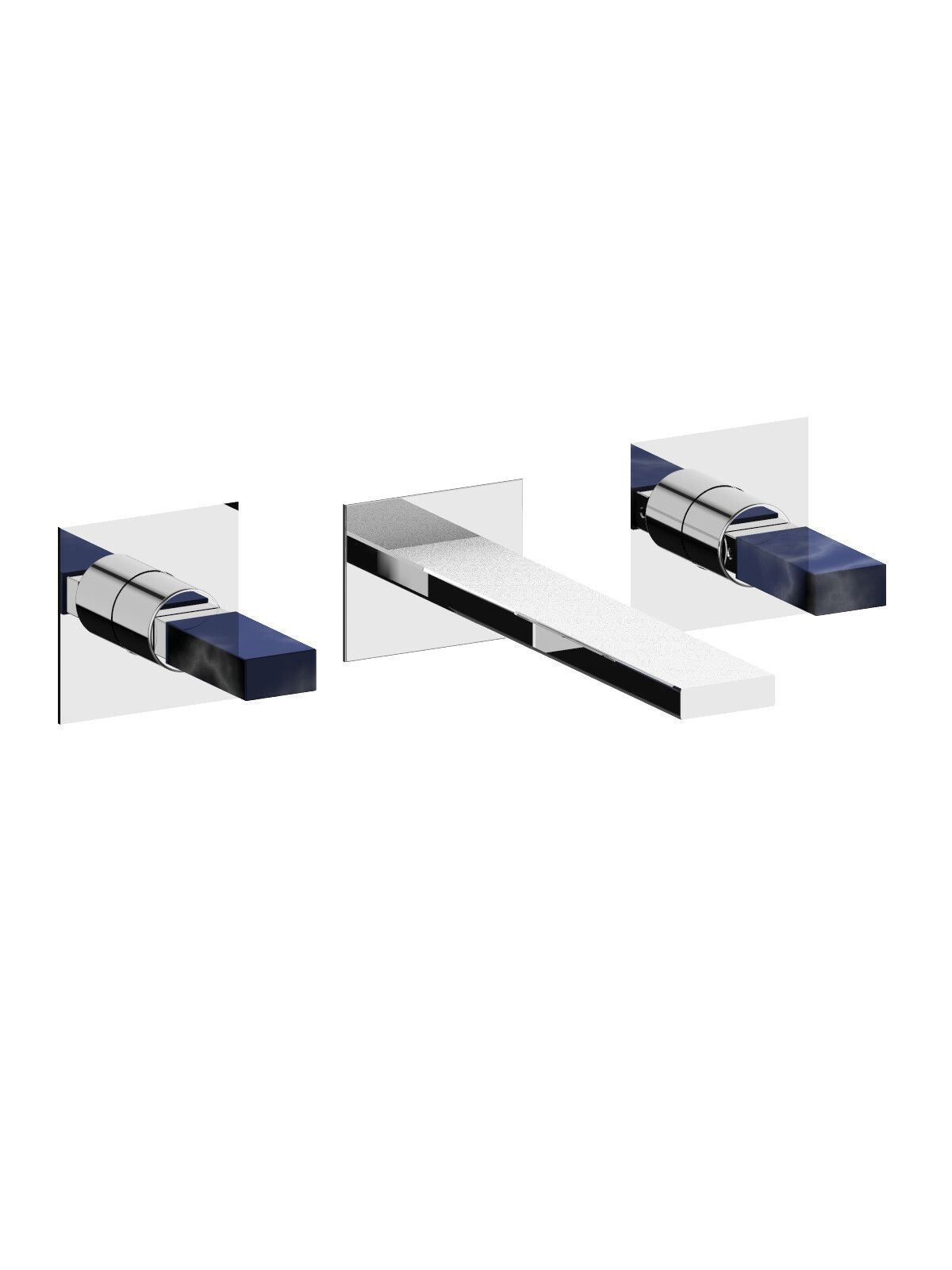 Настенный смеситель для раковины с 3 отверстиями без слива Rubinetterie Frattini Vita Due ARCH-00124133 - Вид №1