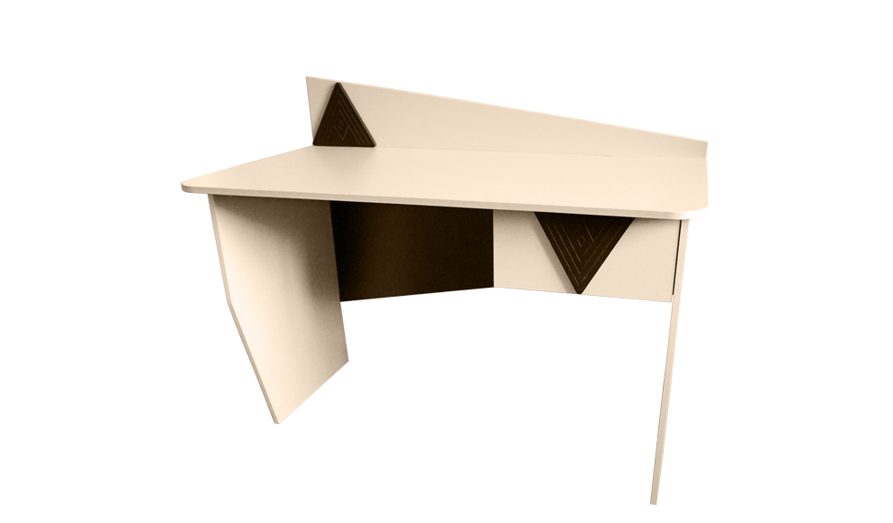 Детский письменный стол "Апачи" МАНДАРИН АПАЧИ 178633 Молочный Santreyd  - Вид №1