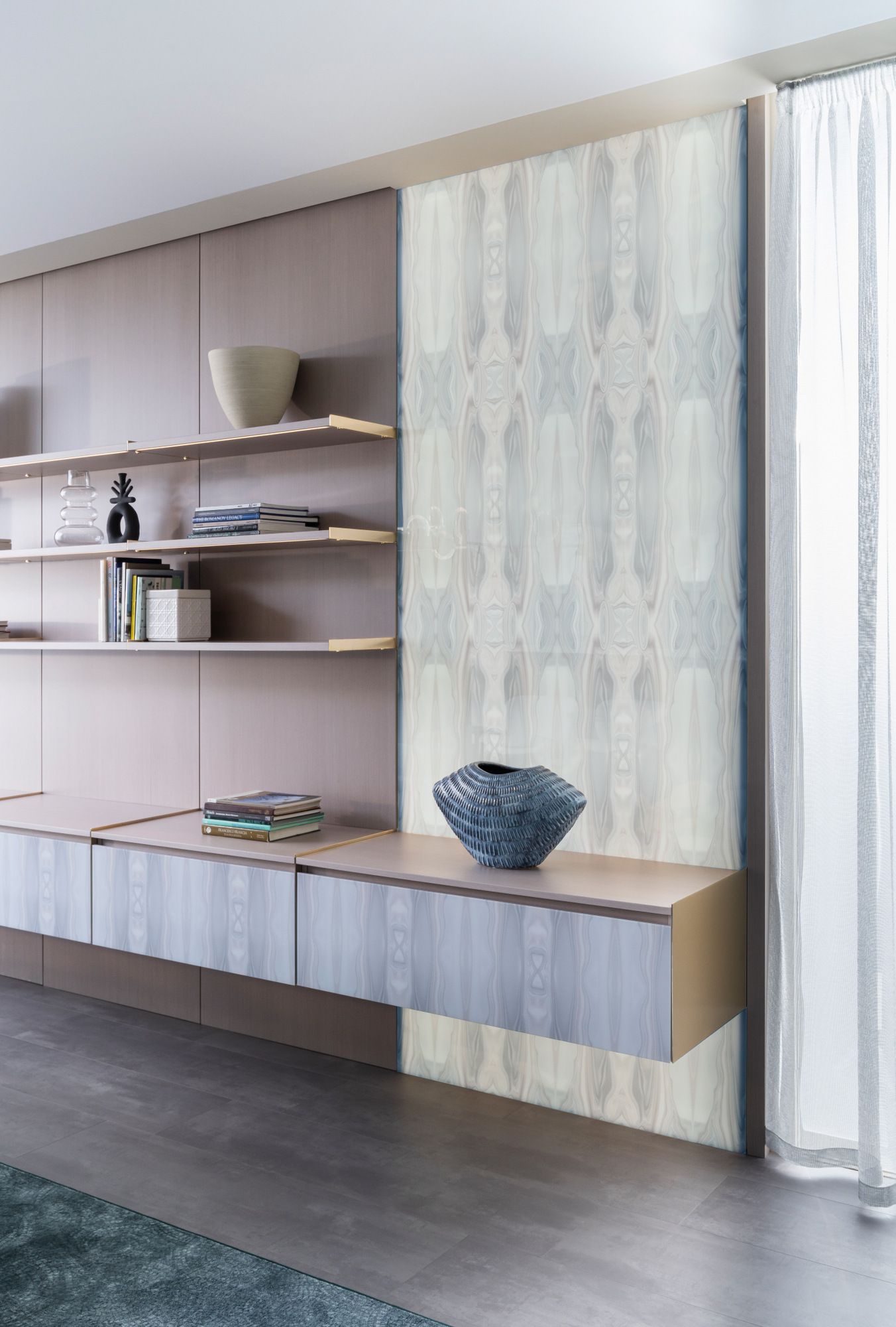 Дубовая стена со встроенным освещением Sicis Blade System ARCH-00105126 - Вид №3