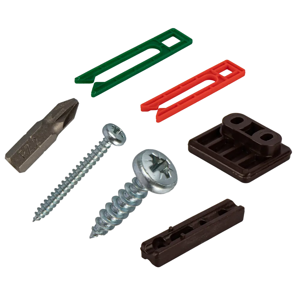 Гвозdeck Duet 70 — комплект для скрытого монтажа фасадной доски 5 м² 89372037 STLM-1565482