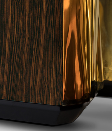 0-017 Овальный центральный стол Lapiaz из черного дерева Boca Do Lobo  - Вид №11