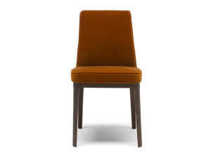 Стул из ткани с высокой спинкой