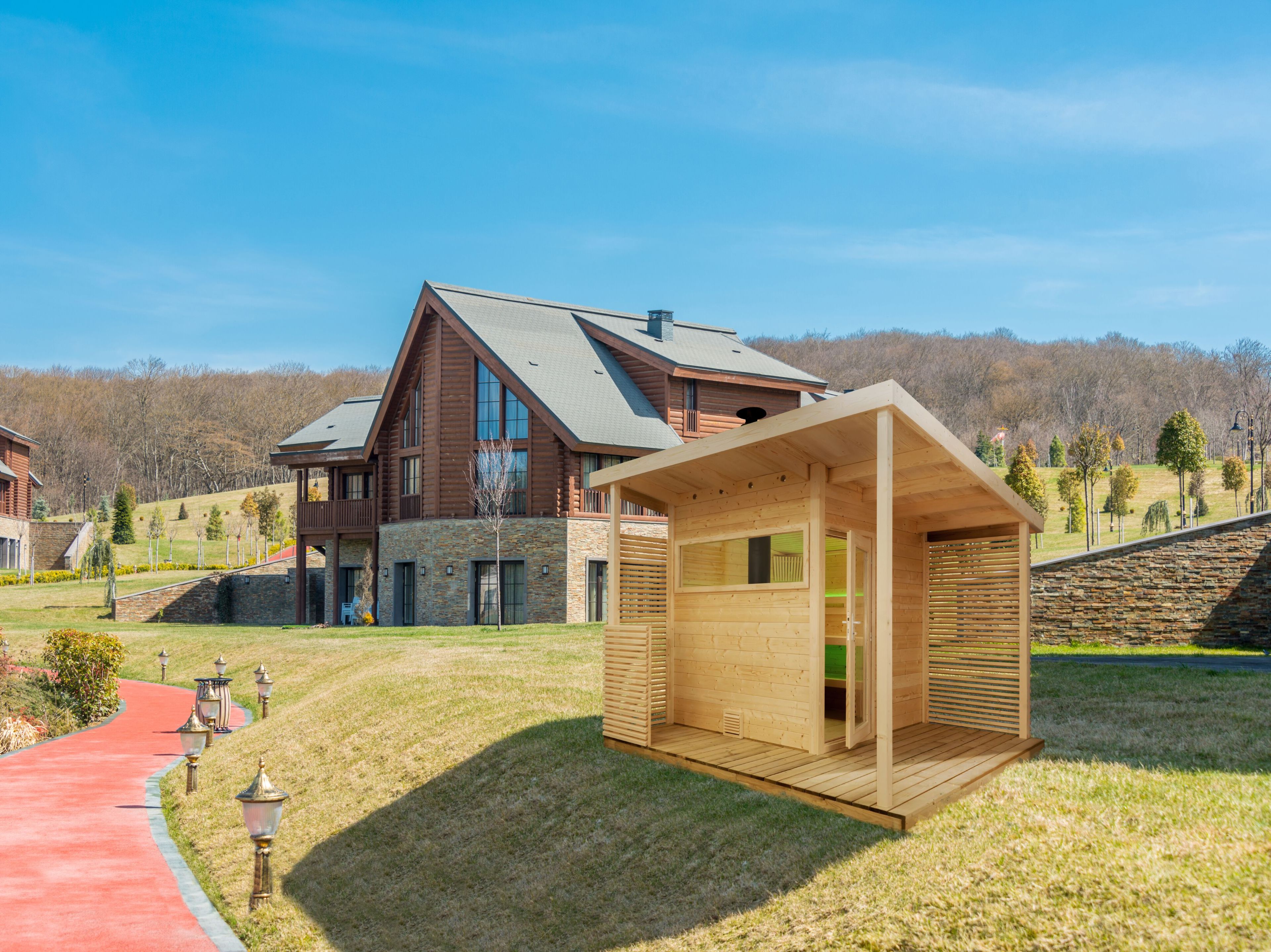 Пихта открытый сауна Kinedo NORDICA ARCH-00069806