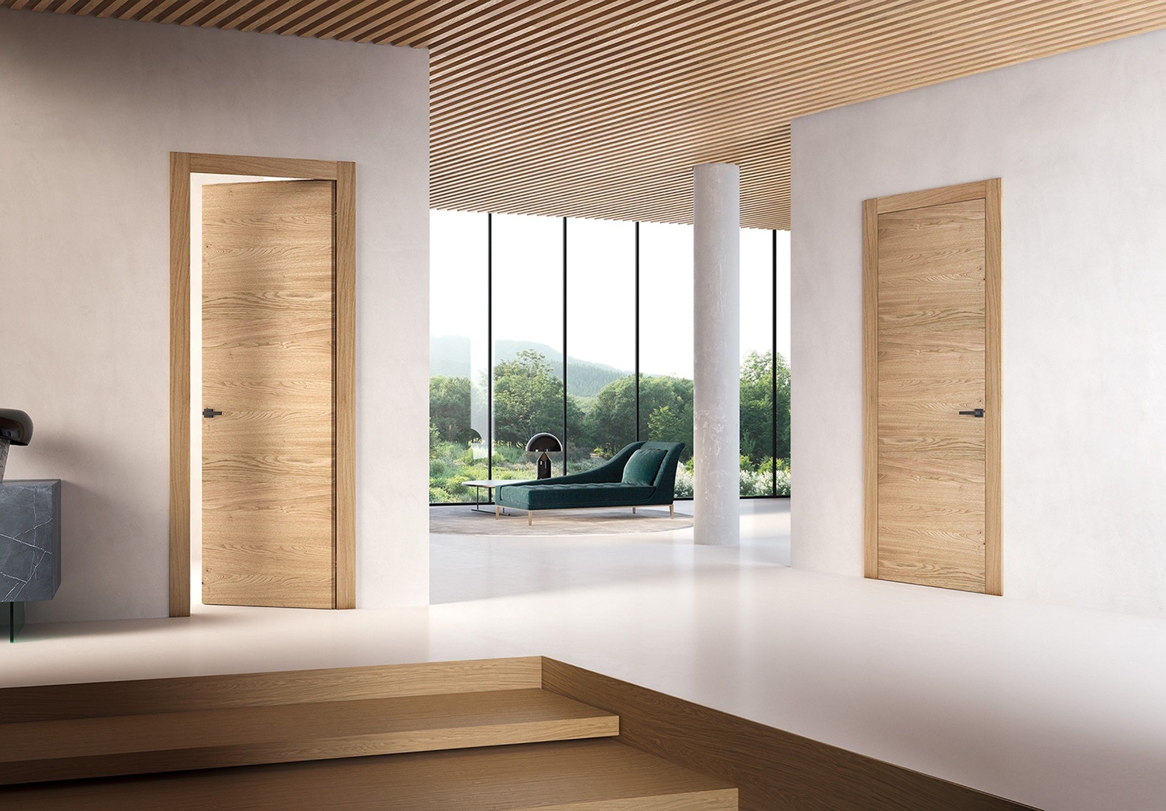 Деревянные распашные двери BARAUSSE деревянные двери ARCH-00088936 - Вид №4