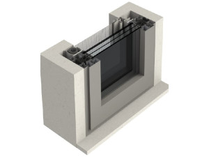 Боковая встраиваемая москитная сетка