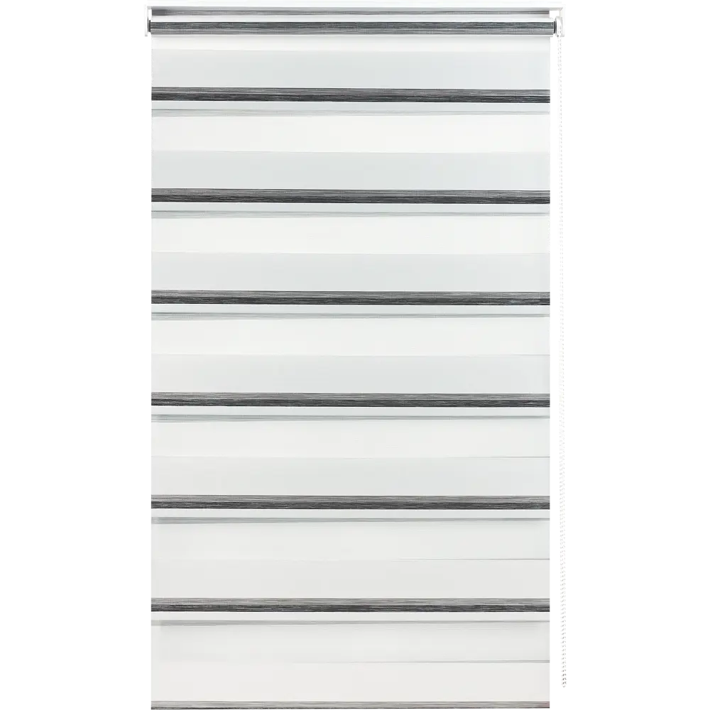 Штора рулонная день-ночь Лечче 70x160 см серо-молочная MIAMOZA STLM-2011862 - Вид №1