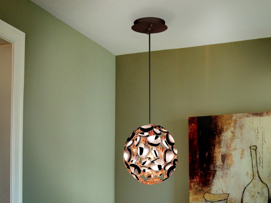 063952 Люстра Ø18 1L розовое золото Schuller Narisa  - Вид №2