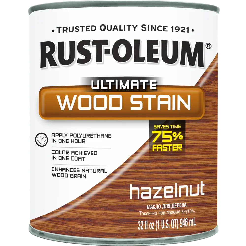 Масло тонирующее Ultimate цвет лесной орех 0.946 л RUST-OLEUM STLM-2197588 - Вид №1