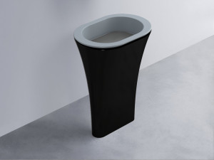 AMLA65-BR+AMPILO-CM+AMCOLO-N Раковина Amedeo Ovale отдельностоящая cielo Enjoy + Amedeo