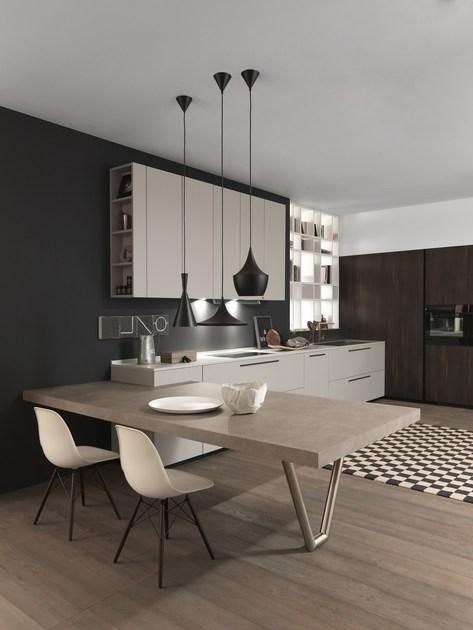 Floritelli Cucine Модульная кухня из ламината с полуостровом Seta sun-id-1354214 - Вид №14