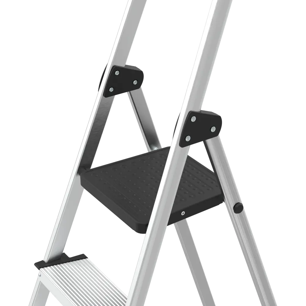 Стремянка Zalger 4-ступенчатая алюминиевая с лотком для инструментов 89386894 STLM-1541528 - Вид №12