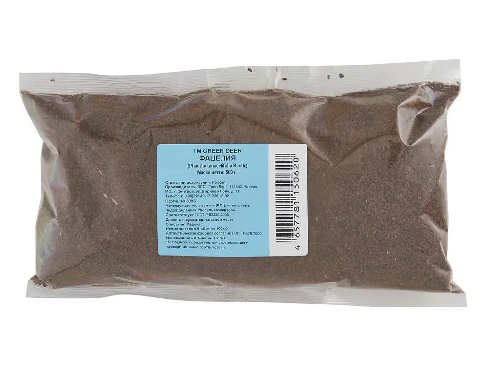 87759778 Семена сидератов Фацелия 0.5 кг STLM-0075562