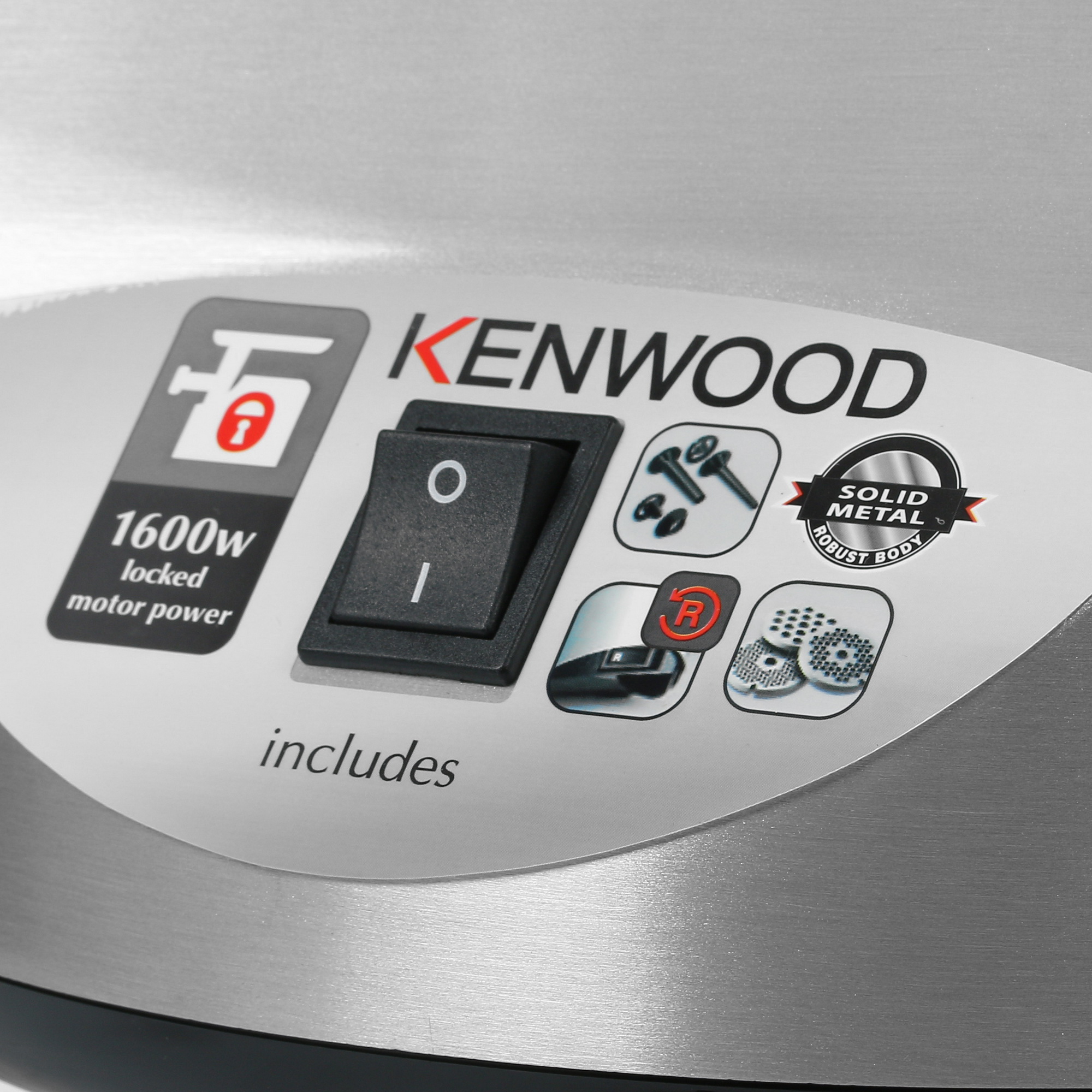 0141896 Мясорубка электрическая Kenwood MG510 серый STDN-0004651 - Вид №3