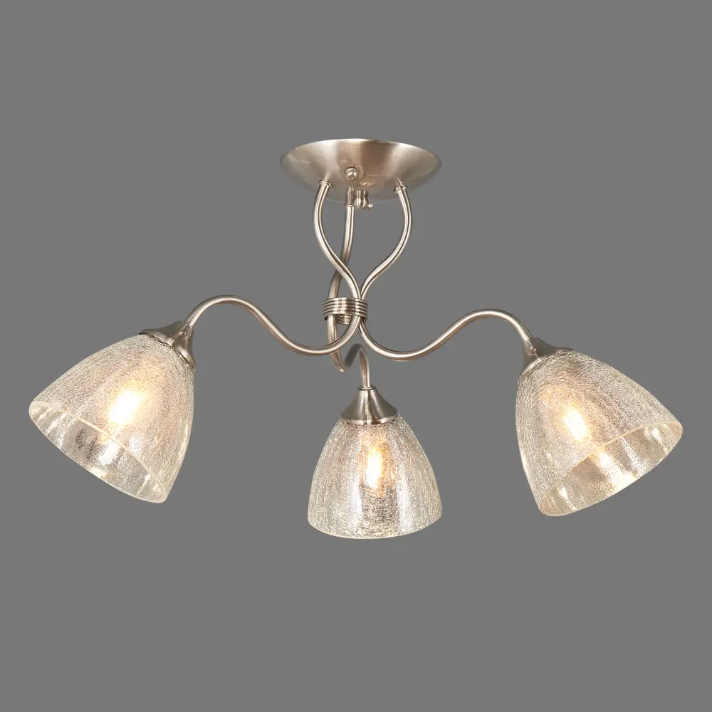 Люстра потолочная «Innessa» 1192/3C, 3хE27х40 Вт, цвет никель 81966682 STLM-2099920 JLIGHT  - Вид №2