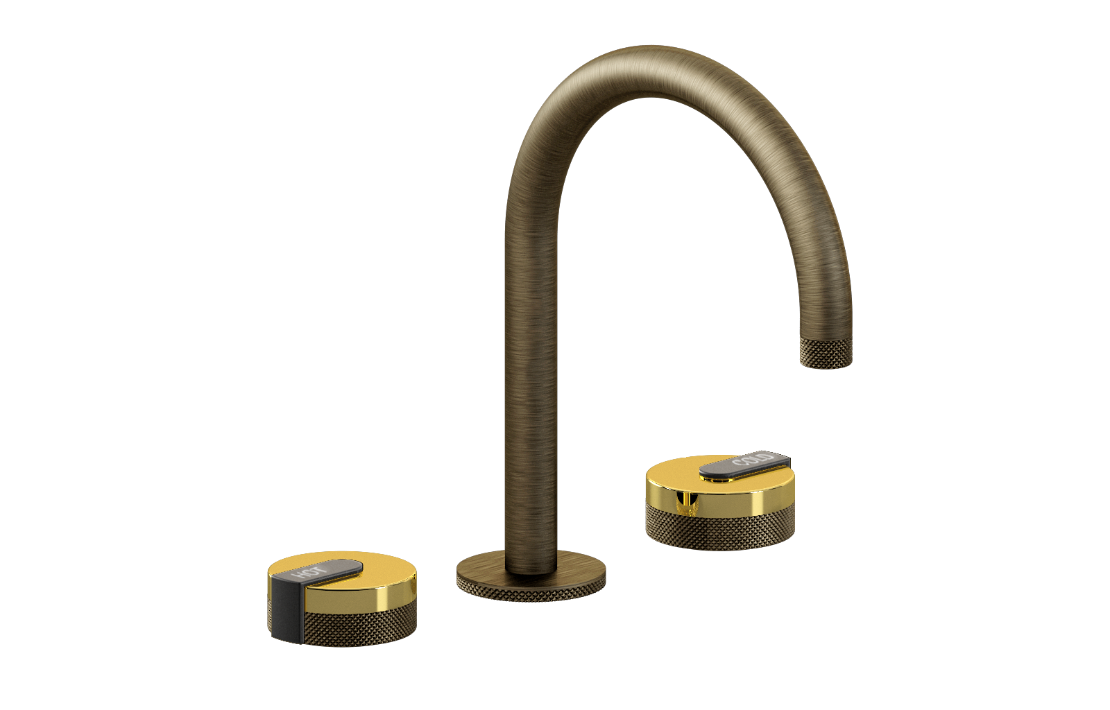 E-11512-R1AU-L1BK-VBB Смеситель для умывальника на 3 отвертия GRAFF MOD+