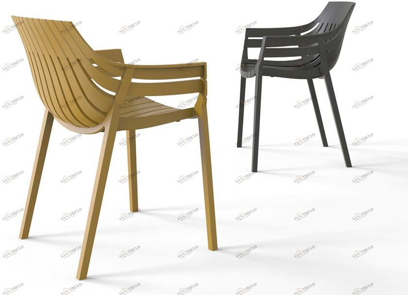 VONDOM Садовый стул из полипропилена с подлокотниками Spritz 56017