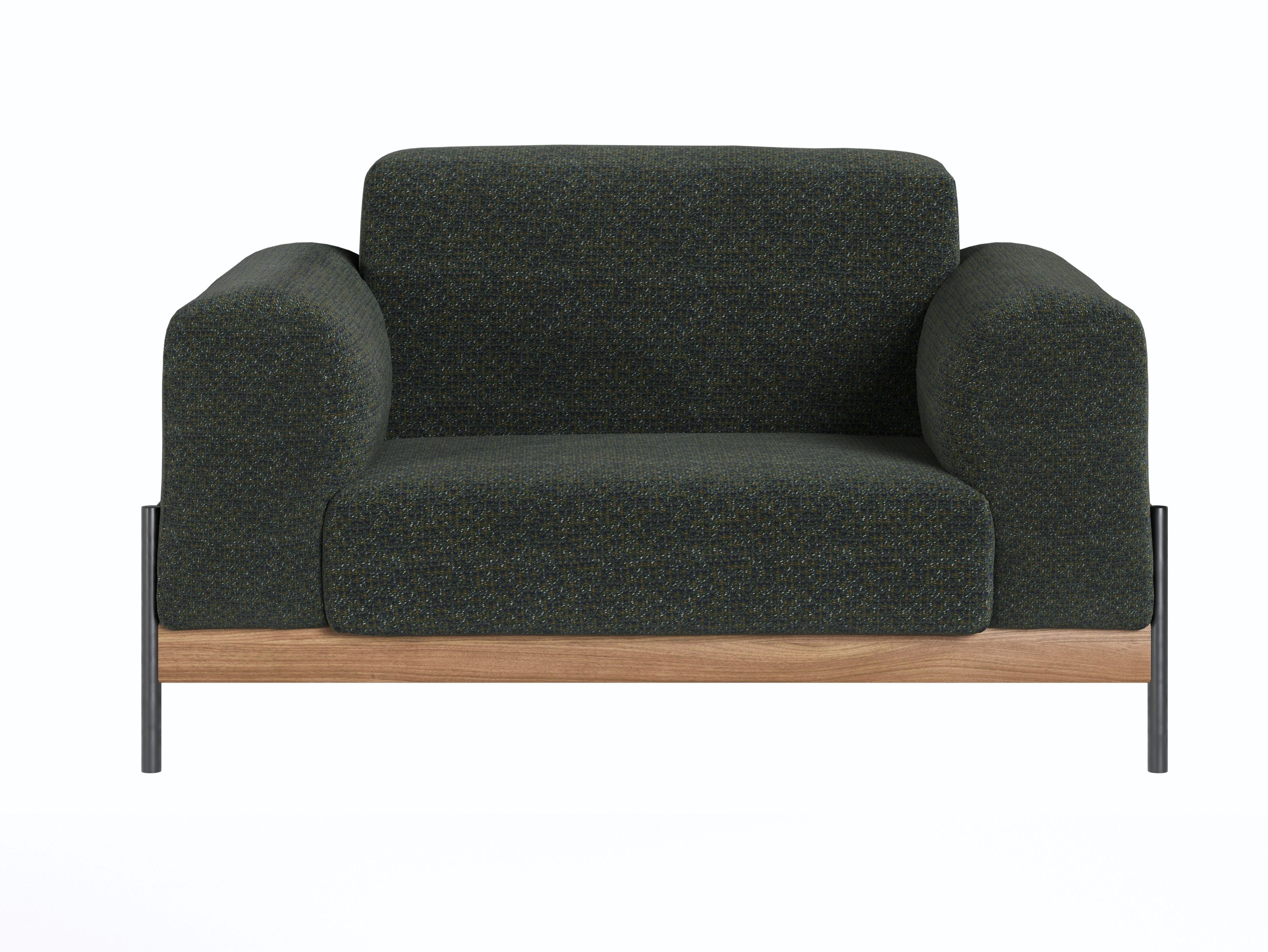 Тканевое кресло с подлокотниками для контракта Wewood Bowie ARCH-00092623 - Вид №2