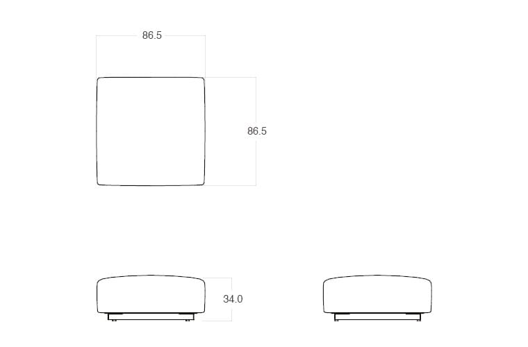 Ткань сад диван TRIBÙ узлы ARCH-00077671 - Вид №17