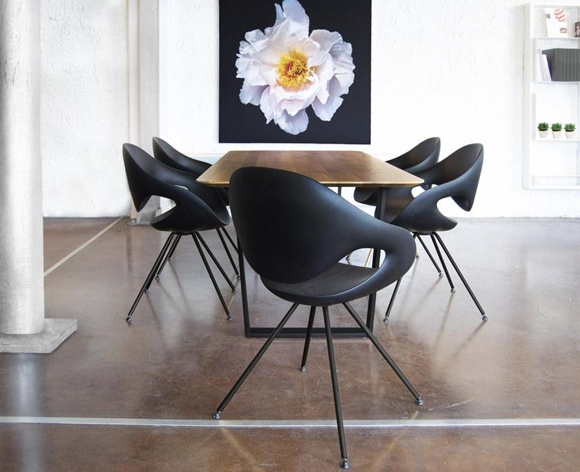 Tonon Стул из пеноматериала с металлической конической основой Moon 908.81 - Вид №11