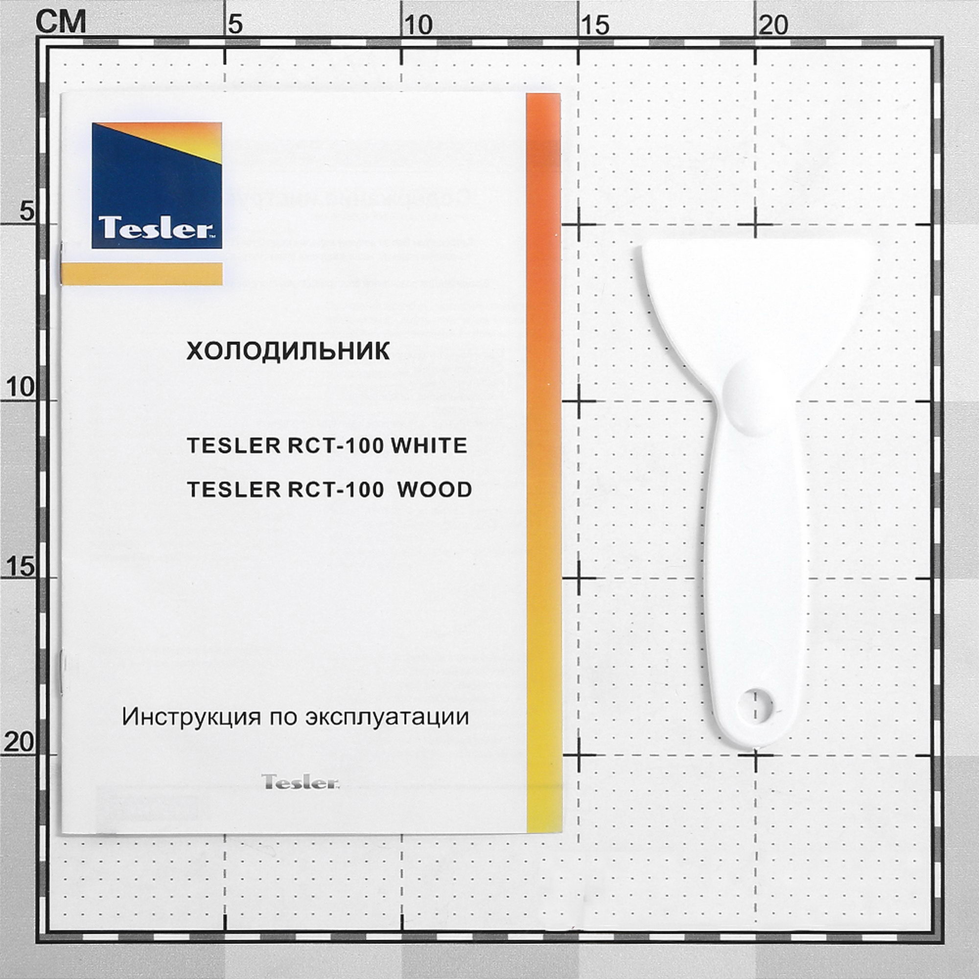 1023084 Холодильник компактный   Tesler RCT-100 белый STDN-0031973 - Вид №10