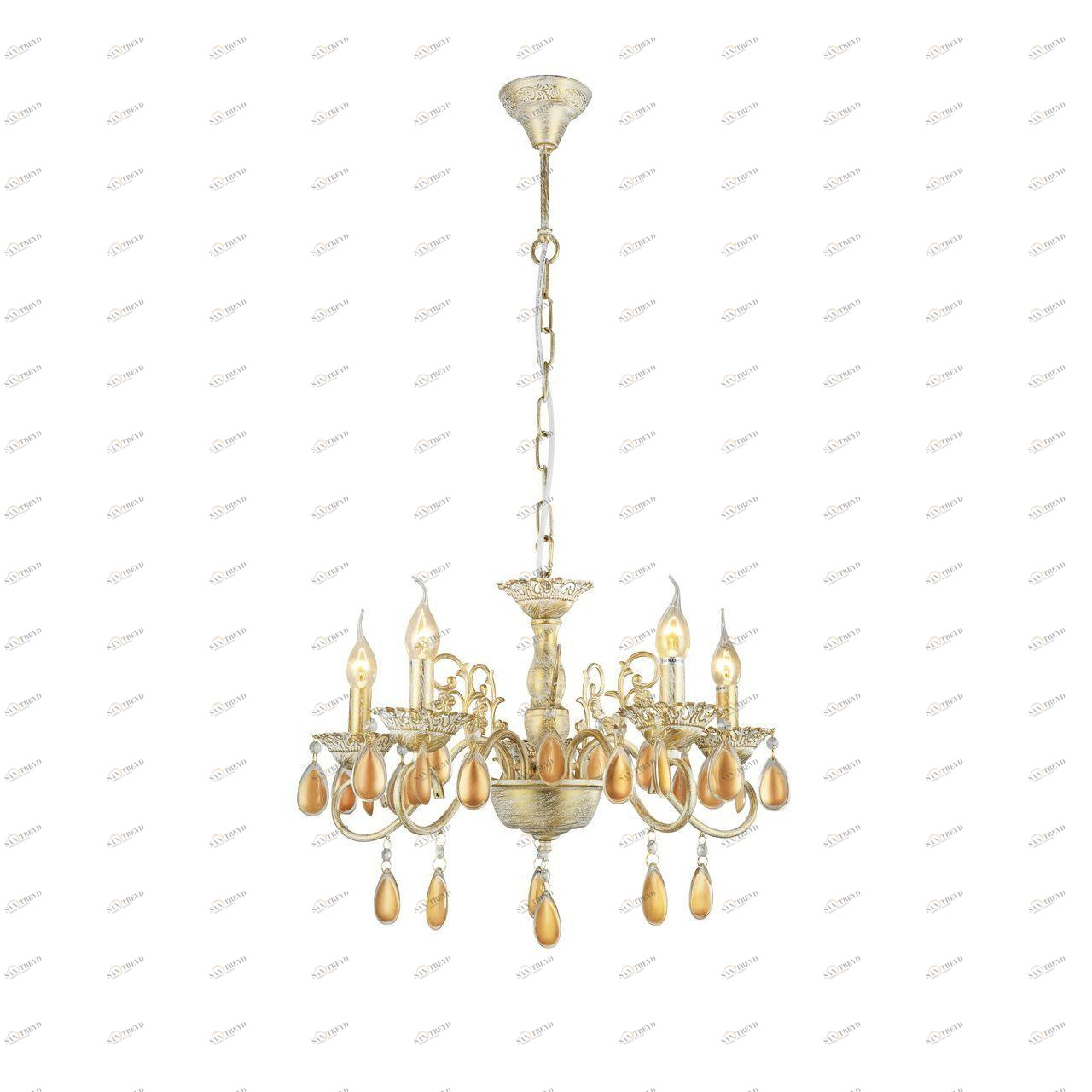 Подвесная люстра Arte Lamp Ciondolo A5676LM-5WG ARTE LAMP ДИЗАЙНЕРСКИЕ, CIONDOLO 108406 Золотой 