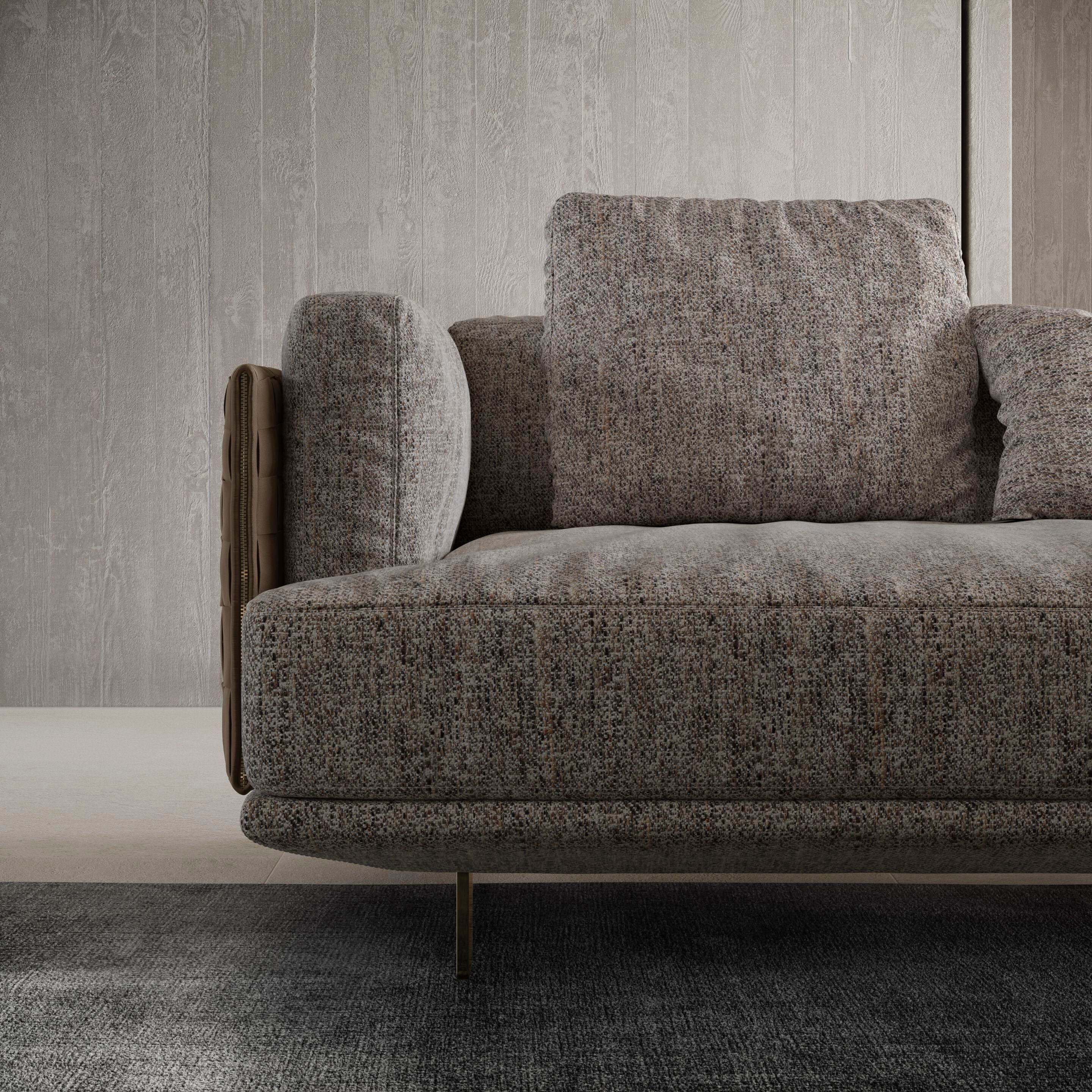 Угловой диван из ткани Natuzzi Italia кампус ARCH-00048872 - Вид №8