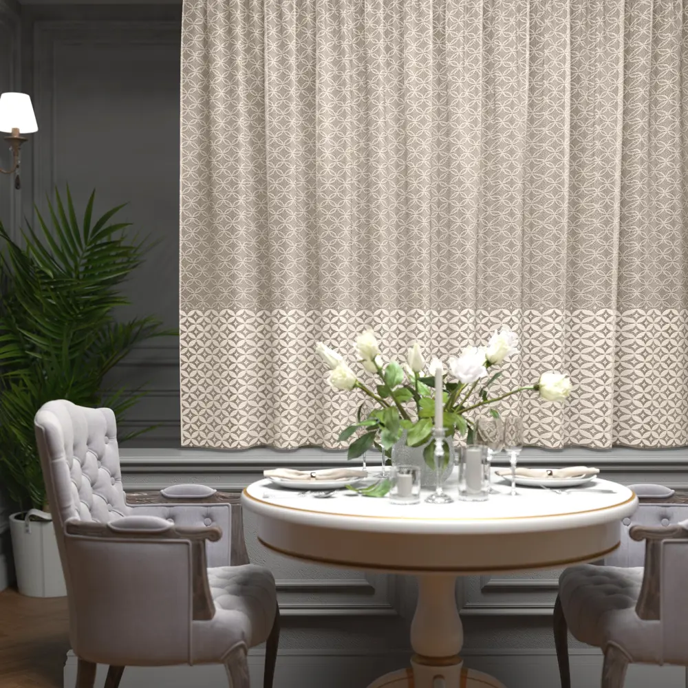 Тюль для кухни "Сиппо" 200x165 см цвет экрю Santreyd STLM-2007198 - Вид №6